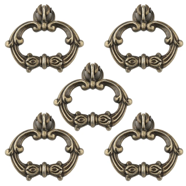 Maniglia a foro singolo antica maniglia in ottone maniglia cassetto antica antica 5 set