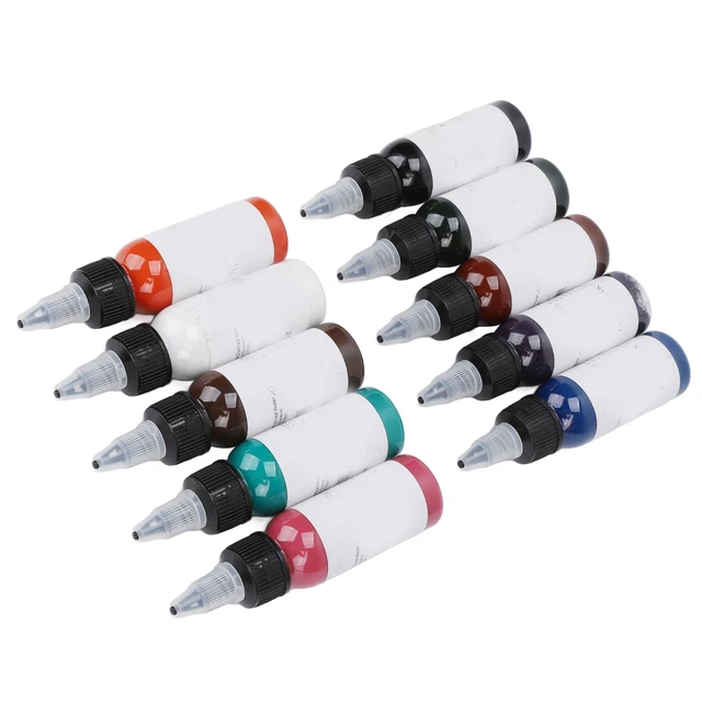 Set inchiostro tatuaggio 10 colori trucco multicolore bellezza pelle body art tatuaggio pigme GF0