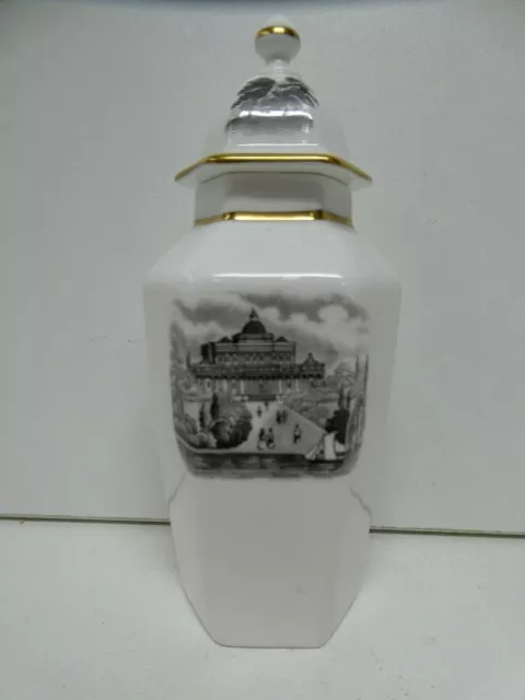 Vintage Royal Worcester Bone China Vase Lidded Urn 3863
