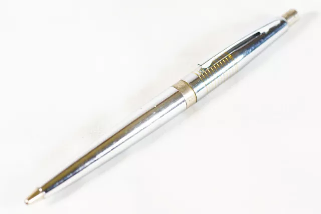 1950's Retro Chrome Metal Ballpoint Click Pen