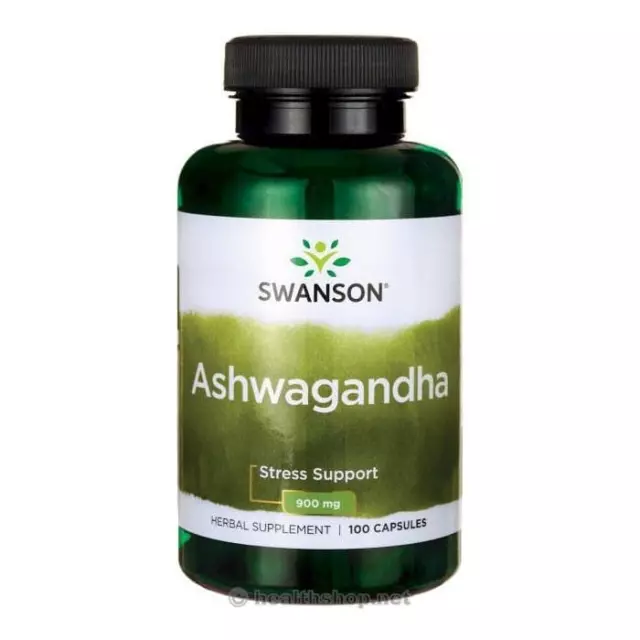 Swanson Full Spectrum Ashwagandha, Supporti Relaxed Mindet 450mg 100 Pillole