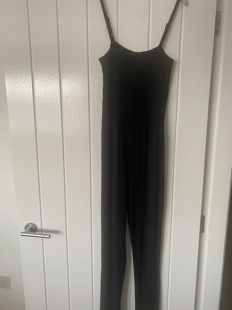 Tuta grande nera River Island bambina