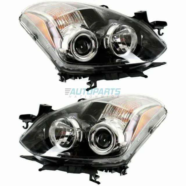 New Halogen Head Lamp Assembly Left & Right  Fits 2010-2013 Nissan Altima Capa