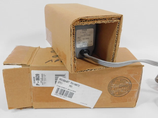 Stancor P-8639 Step-Up Auto Transformer 115-to-230VAC (new in box)