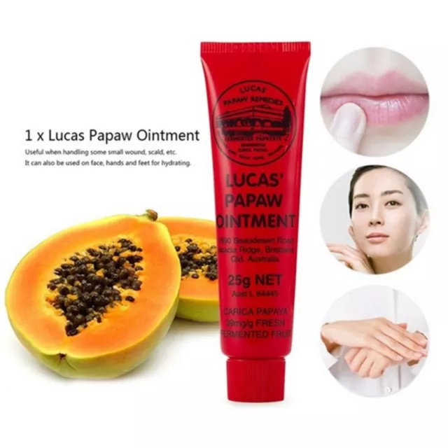 25g Face Care Lucas Papaw Ointment Multifunctional Hydrating Lip Balm  q