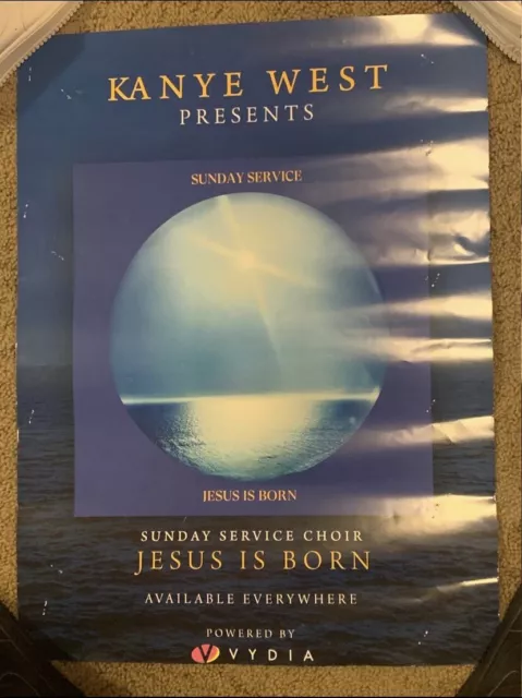 18X24 Kanye West Jesus Is King Jesus Is Born Sunday Service Choir Event Poster