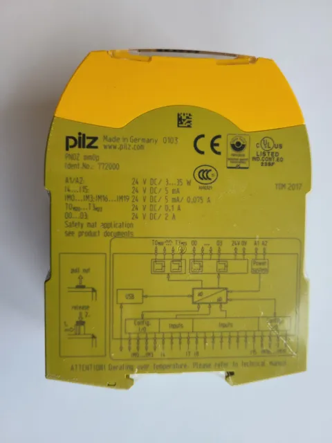 PILZ PNOZ mm0p 772000 Safty Relay Controller - New/Boxed - Worldwide, Tax 2
