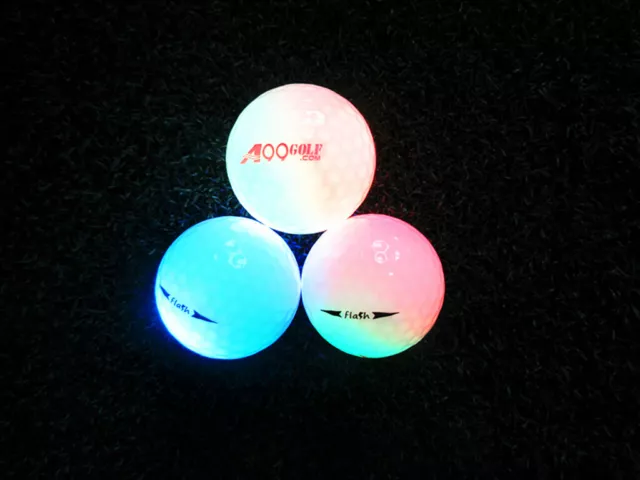 A99Golf Flashing Glowing Night Glow Luminous Light up Twilight LED Golf Balls