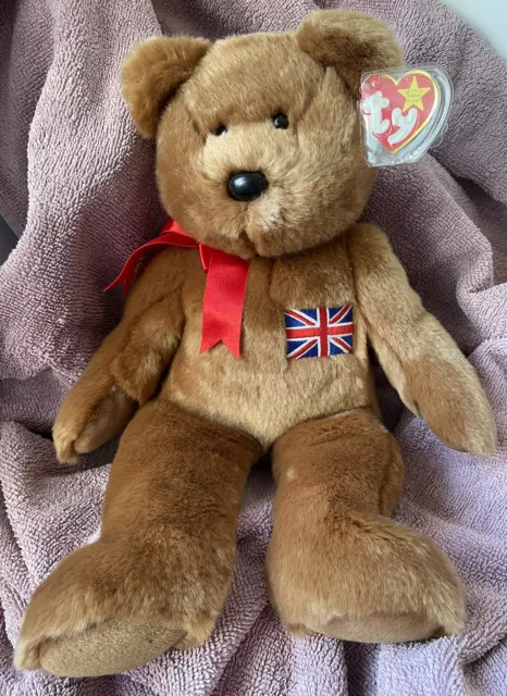 ORSACCHIOTTO peluche morbido originale TY BRITANNIA