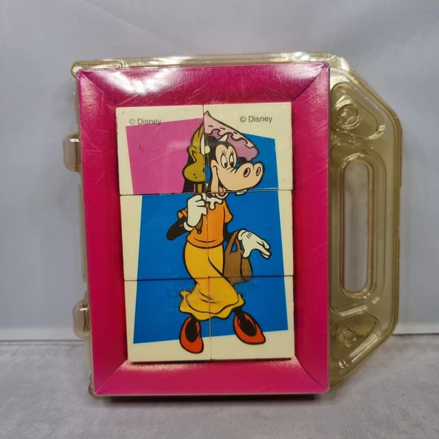 RARE EFKT Slovenia Disney Mickey Mouse Clubhouse Foam Puzzle Character Cubes VTG