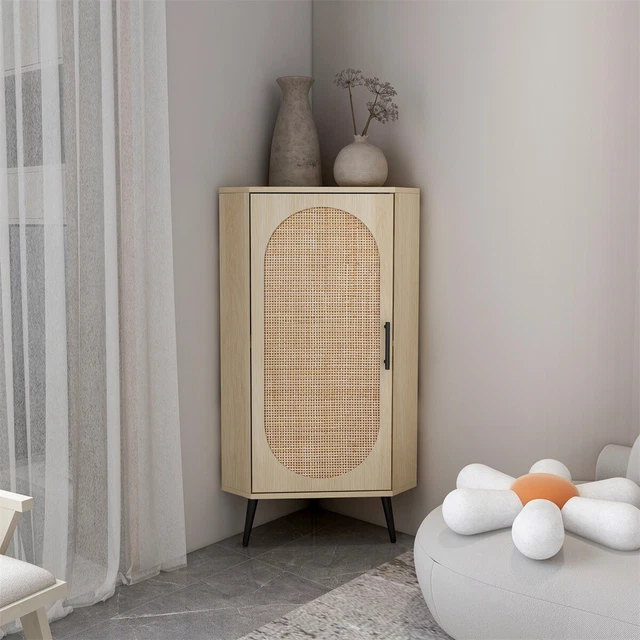 Corner storage cabinet Natural