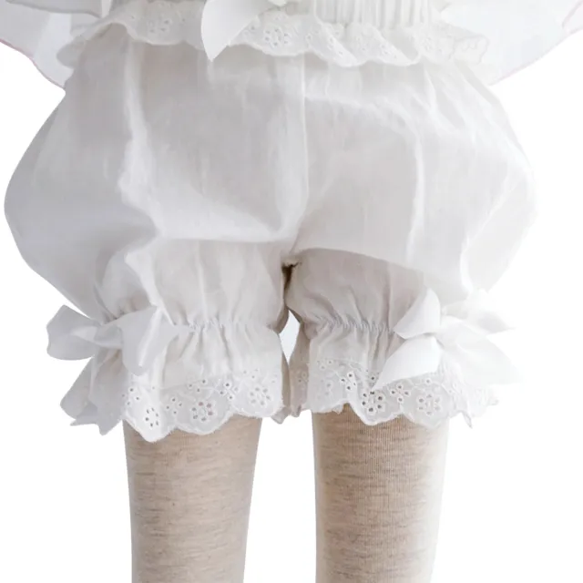 Toddler Little Girls Bloomers Kids Lace Ruffle Pumpkin Pants Solid Lounge Shorts