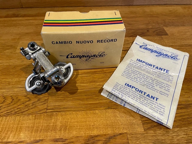 Campagnolo Nuovo Record #1020/A Patent-73 Rear Derailleur From 1975 Campagnolo Nuovo Record #1020/A Patent-73 Rear Derailleur From 1975