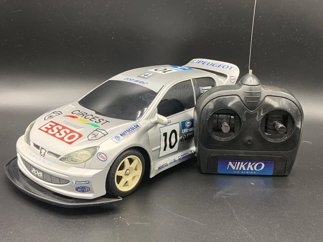 Voiture rc Nikko 206 WRC et impreza wrc vintage 2001 En Boîte