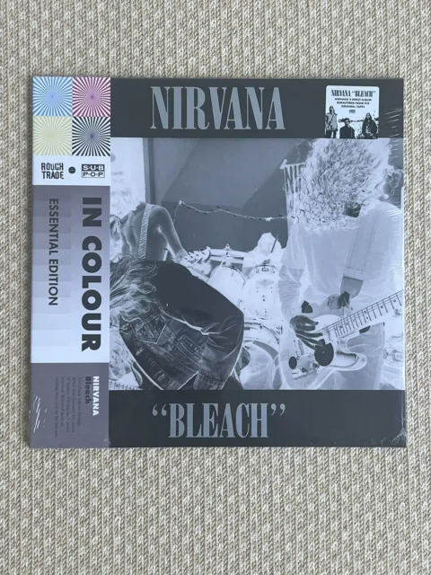 Nirvana - Bleach LP Rough Trade Exclusive Clear Vinyl OBI New /500