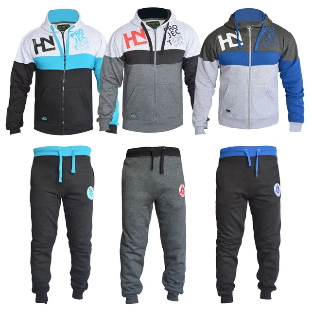 Bambini Ragazzi Designer Tuta Top con Zip Pantaloni da Jogging Abiti 7-13 Years