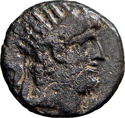 SELEUKIDS Demetrios III Eukairos BC97 DAMASKOS Mint Authentic Ancient Greek Coin