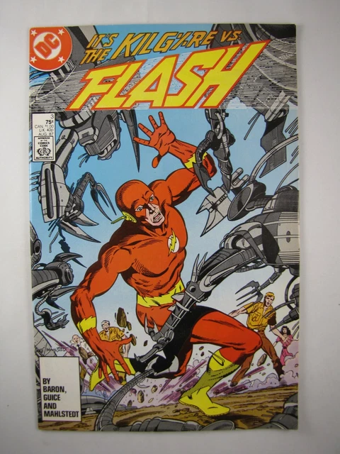 DC Comics Flash vol 2 #3 Aug 1987 1st app Kilg%re & Tina McGee (1)