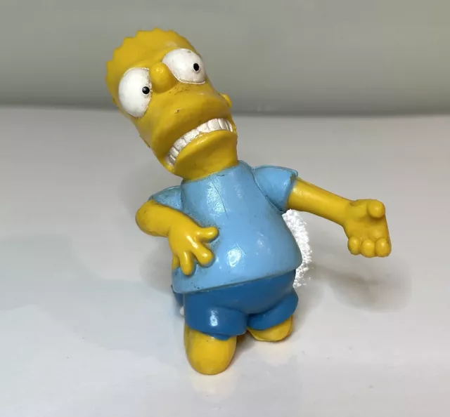 Vintage Bart Simpson Playing Air Guitar Figurine - The Simpsons 1990 TCFFC