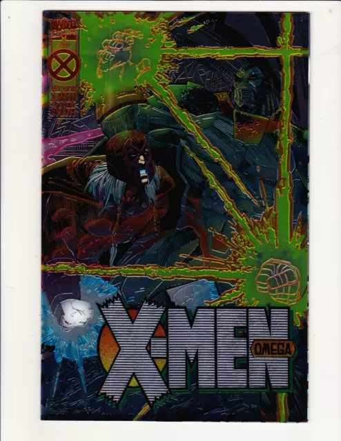X-Men Omega Marvel 1995 Rare Holofoil Variant John Romita Jr Low Print Run!