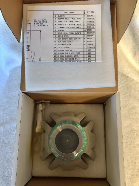 ASI, mechanical seal, Model 590, 1-3/4", 1.750, 44.45 mm CW Rotation, Cartridge