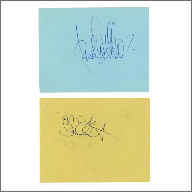 Style Council Paul Weller Mick Talbot Autographs