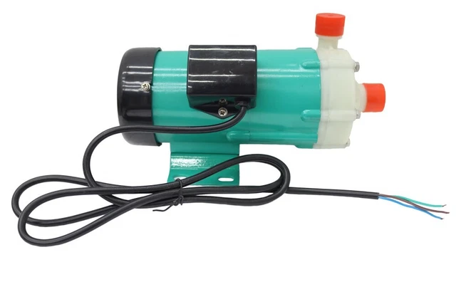 110V Corrosion-resistant Magnetic Drive Pump Plastic Pump Head 3/4" Inlet & Out