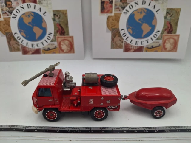 Camion De Pompiers CIJ Auto-pompe Mécanique - Époque Dinky / Solido - Vintage