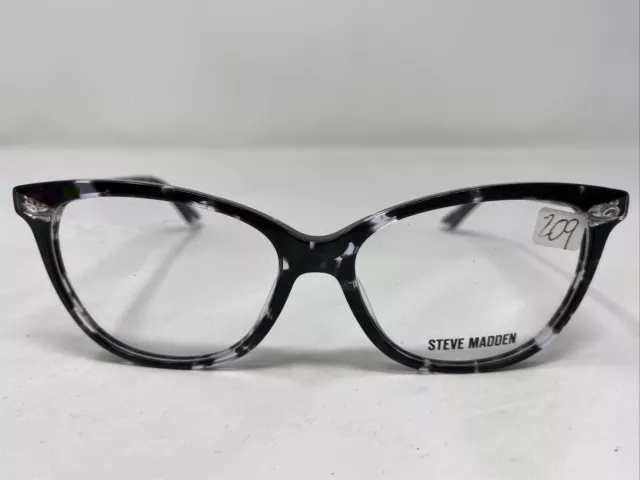 Steve Madden LEANDRA BLACK MULTI 52-15-135 Full Rim Eyeglasses Frame MQ26