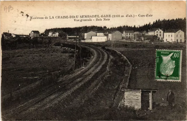 CPA AK Env. de La CHAISE-DIEU SEMBADEL Gare (1100 m d'alt) (517356)
