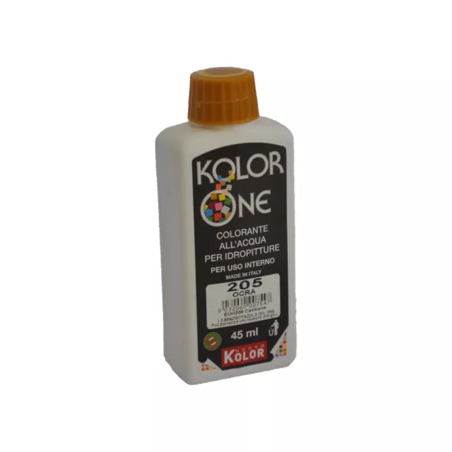 Colorante Agua Concentrado Kolor One para Pintura Uso Interno Ocre