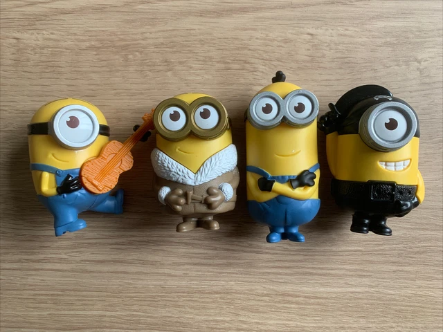 McDonalds Happy Meal vier sprechende Minions-Figuren (bitte lesen)
