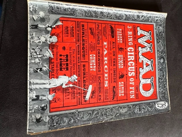 Issue No.29 Sept 1956  vintage comic Mad Magazine