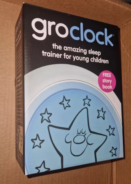 Groclock Sleep Trainer PAT testato The Gro Company libro di storie in scatola e originale