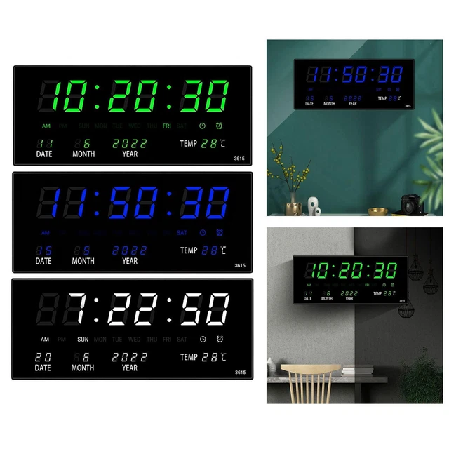 Kihuu Réveil Enfants Animal Panda Réveil Horloge Chambre Étudiant Créatif Bureau Horloge Bureau À Domicile Pendule Ornements De Bureau Réveil Amusant Et Mignon Pour Chambre (Couleur : B) (A B) (B B