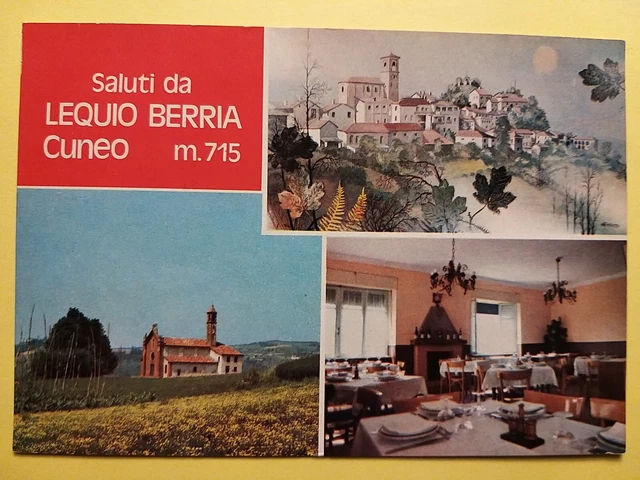 Saluti da Lequio Berria (Cuneo). Vedutine.