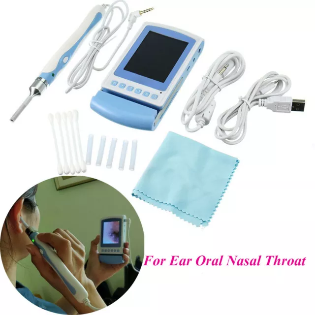 3inch LCD Ear Nose Scope Oral Throat Cavity Otoscope TV Video Inspection Camera