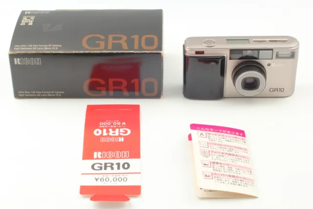 [Near MINT in Box] Ricoh GR10 Silver Point & Shoot 35mm Film Camera From JAPAN 2