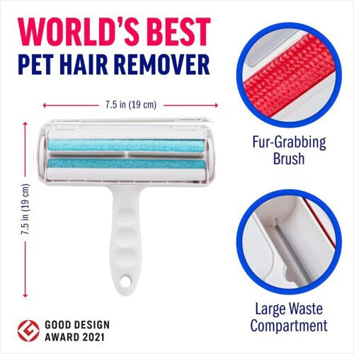 Pet Hair Remover Roller - Reusable Dog & Cat Fur Remover for Furniture 2
