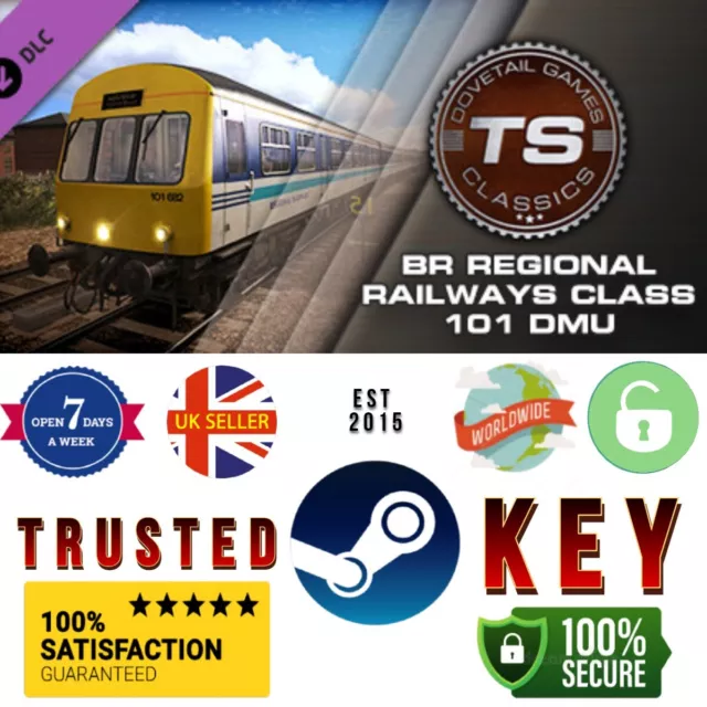 Train Simulator: BR Regional Railways Class 101 DMU Add-On DLC Steam key Global
