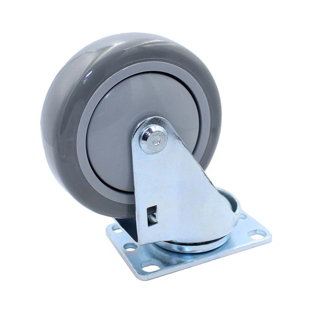 SNAP-LOC 375 lb Caster 4 Inch Industrial Strength Polyurethane Swivel