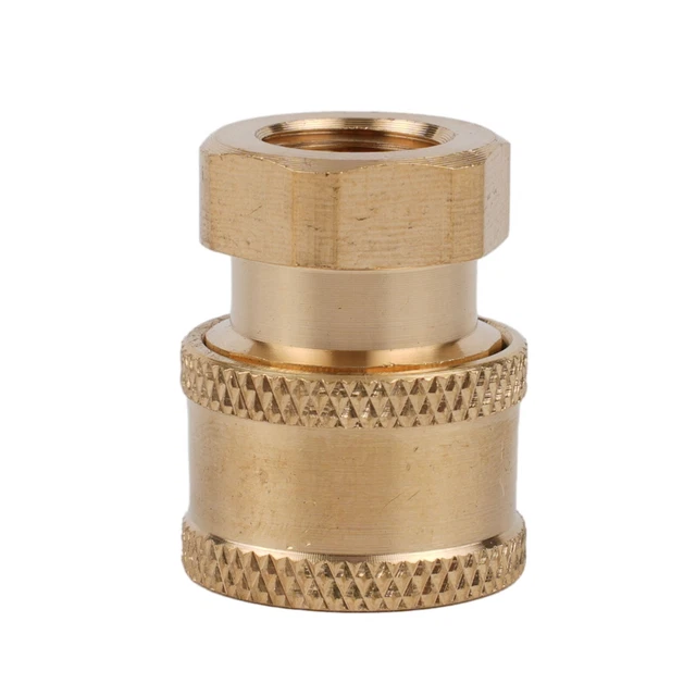 Adaptateur Laiton M22 Michear Pour Nettoyeur Haute Pression | Raccord Rapide | 14mm | Jusqu'à 220 Bar