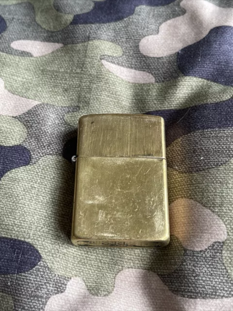 1991 Zippo Lighter - Solid Brass - Made in Bradford, USA