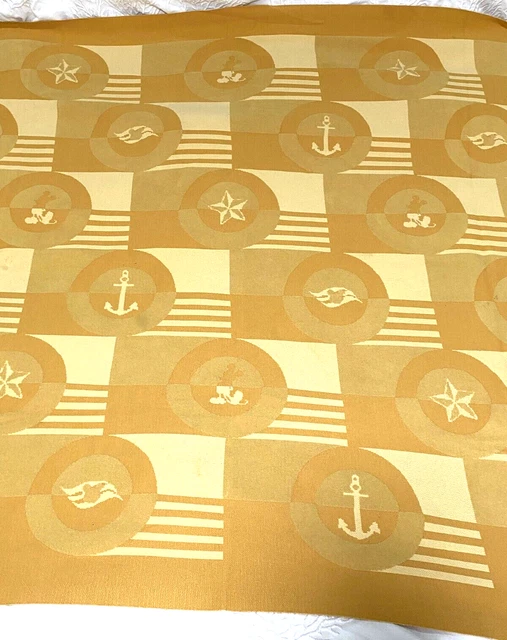 DISNEY CRUISE LINE Blanket from Cabin w/Mickey's DCL from the Fantasy