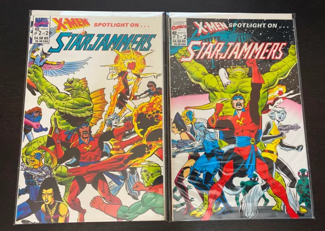 X-MEN Spotlight On Starjammers (1990 Marvel Comics) -- #1-2 -- FULL Series / Set