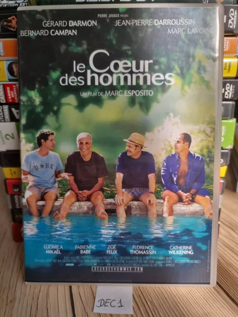 DVD - LE COEUR DES HOMMES - Gérard Darmon/Jean pierre Darroussin/Bernard Campan