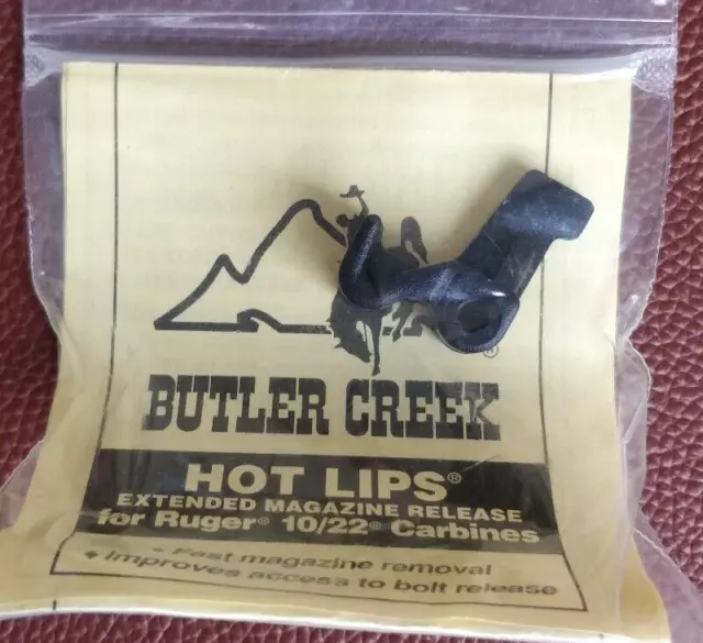 Butler Creek hot lips for Ruger 10/22 carbines fast magazine removal