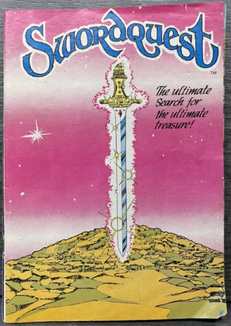 1982 Vintage SwordQuest 1 DC Comics Earthworld Comic Book One