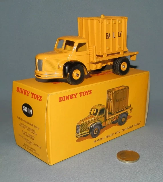 Dinky Toys 890 F - Camion Berliet Porte-char - 1/43 - Boîte D'origine - Occasion