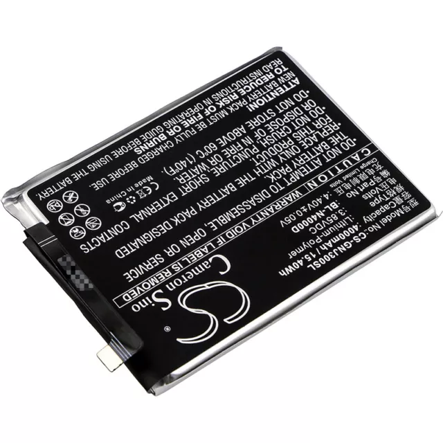 Batterie pour Gionee GN5006 GN5006L Doré Acier 2 BL-N4000D 4000mAh Neuf